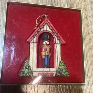 Hallmark Tree Trimmer Collection 1976 Nutcracker Soldier Christmas Ornament‎
